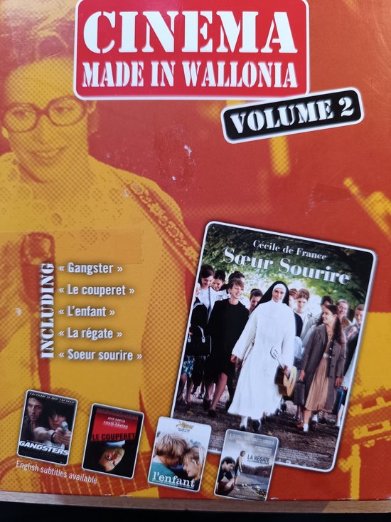 Cinema made in Wallonia ( volume 2 ) 5 films - 5 DVDs : Gangster - Le couperet - L'enfant - La régate - Soeur sourire