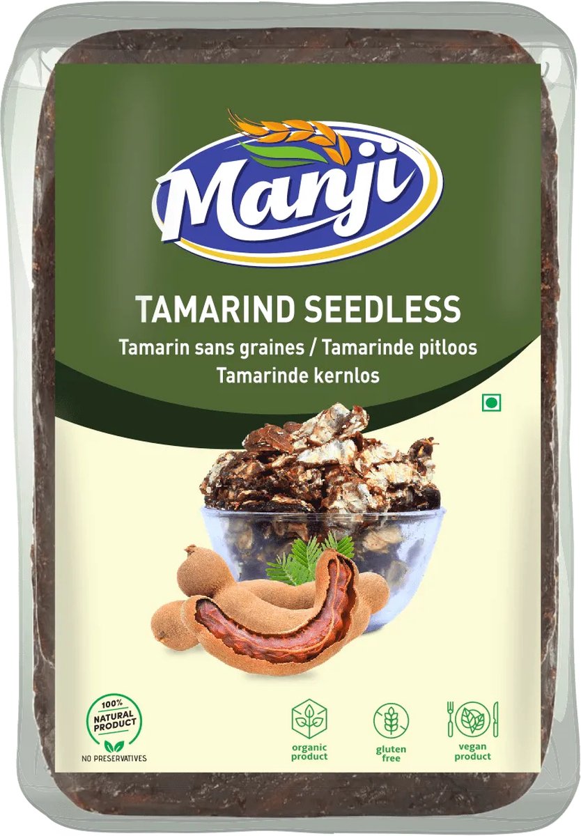 Manji - Tamarinde Zaadloos - 200 g