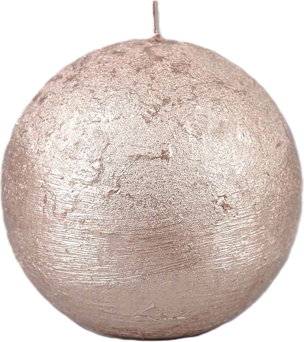 Rasteli Luz Your Senses Metal Kaars-Bolkaars Goud-Champagne Gold D 10 cm