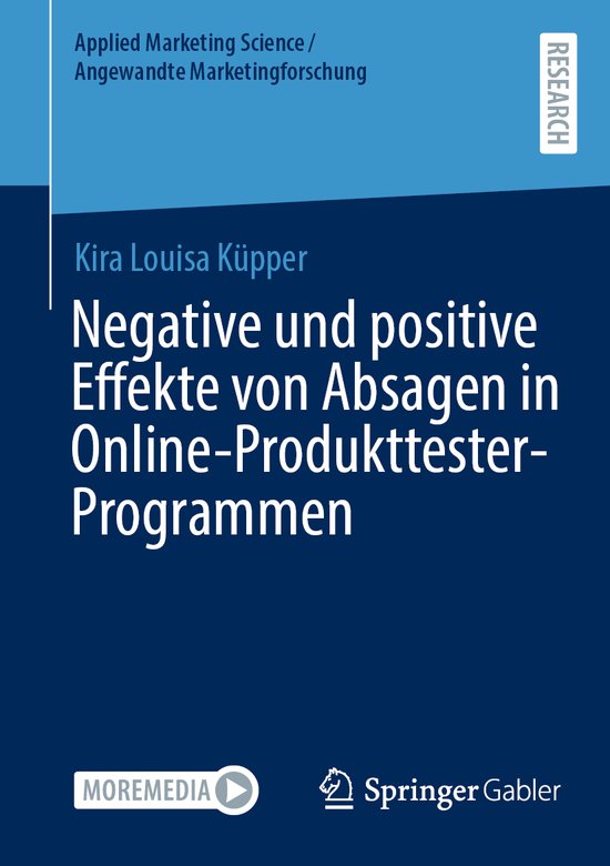 Applied Marketing Science / Angewandte Marketingforschung- N ... - cover