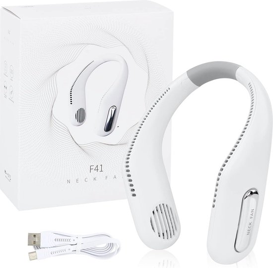 Nekventilator - Nek Ventilator - Nek Ventilator met Koeling - Neck Fan - Nek Fan - Nek Airco - Gezichtsventilator - Hoofd Ventilator - Draagbare Nek Ventilator