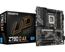 Gigabyte Z790 D AX Serie - Moederbord - DDR5 - WiFi - BT