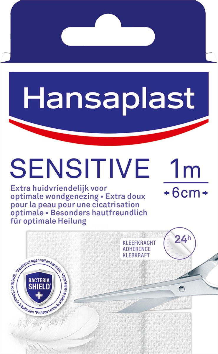 Goedkoopste Hansaplast Sensitive Pleisters - Wondpleisters - Wondverzorging - 1m x 6cm