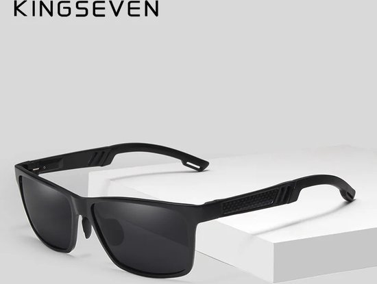 Kingseven Zonnebril - UV400 - Gepolariseerd - Zwart - Blackstar - N7181 van Kingseven — afbeelding 3