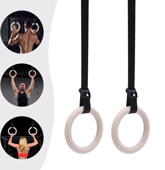 Gran Vida - Gymnastiekringen - Calisthenics - Hout - Premium - Gran - €99,95