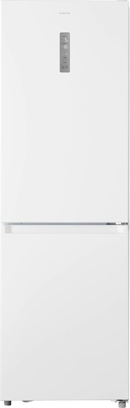 Inventum KV1850W No Frost energiezuinige koel-vriescombinatie - 185 cm hoog - 338 liter - Zeer stil: 35 dB - Superkoelen - Supervriezen - Energielabel C - Vrijstaand - Wit