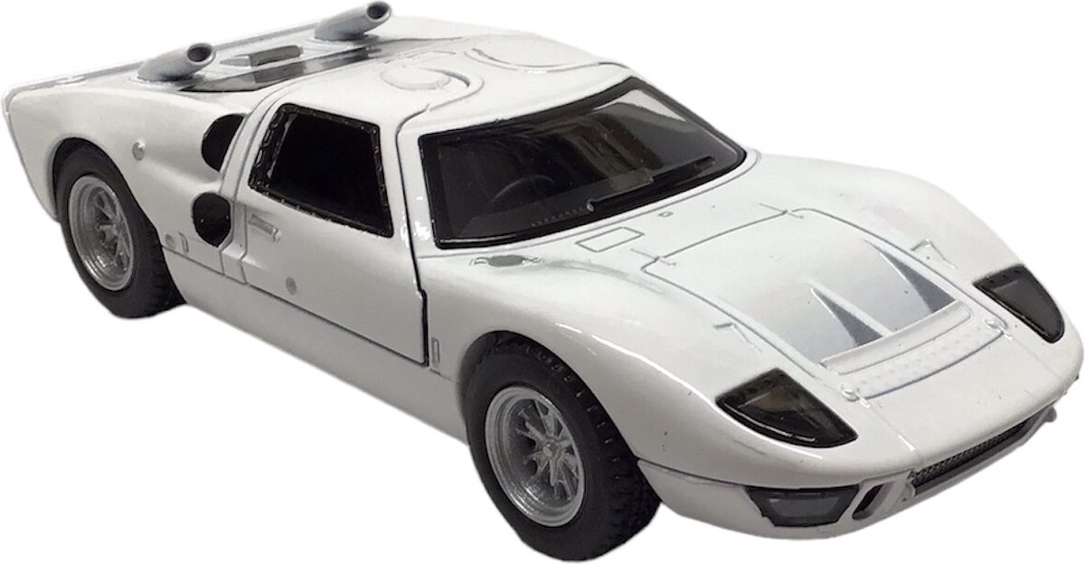 Kinsmart Auto Ford Gt40 Mkii 1966 Die-cast 1:36 Wit