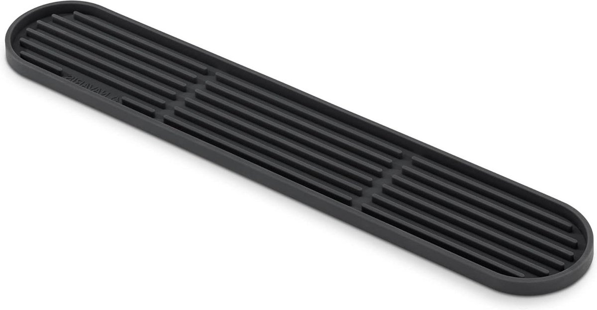 Goedkoopste Siliconen afdruipmat voor afwas - Grijze spoelbakmat 43 x 75 x 1 cm - Hittebestendig