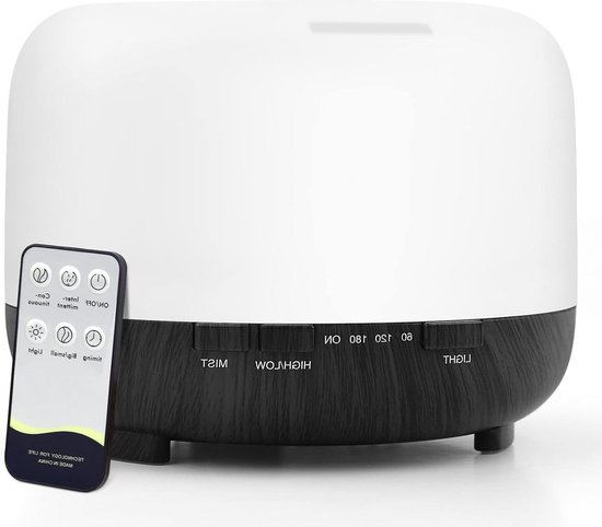 500 Ml Ultrasone Aroma Etherische Oliën Diffuser Koele Mist 
