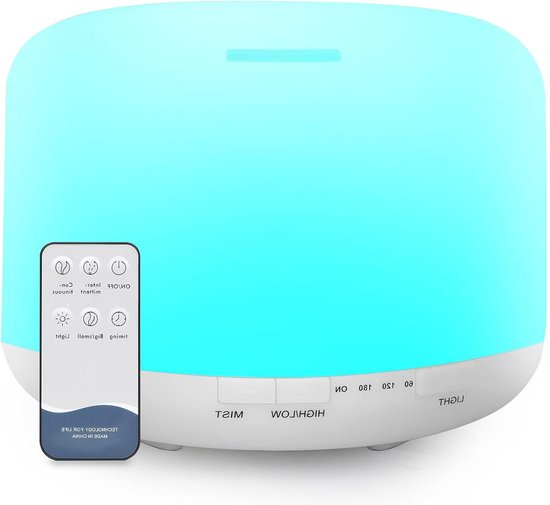 500 Ml Etherische Oliën Diffuser Met Afstandsbediening En 