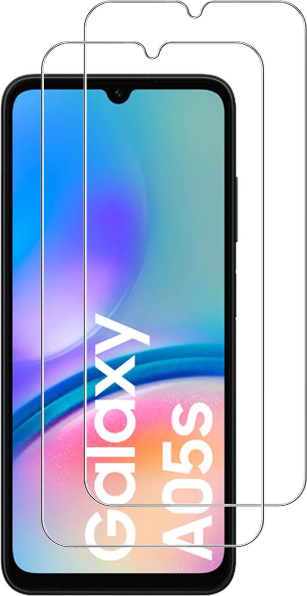 Screenprotector geschikt voor Samsung A05s - Arara gehard glas Tempered Glass - 2 Stuks