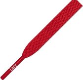 Schoenveters -Veters - Sneakerveters - Flatties - Plat - Rood - Veterlengte 90 cm – Breedte 10 mm