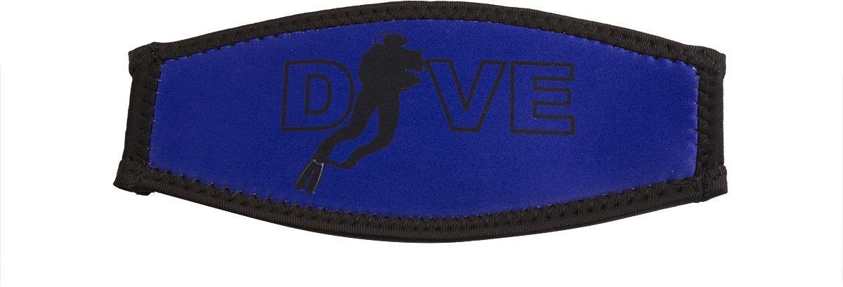 Maskstrap neopreen slide dive blauw