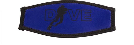Best Divers Masque De Plongée Sangle En Néoprène Cyan Double