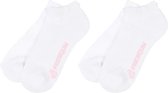 FREEGUN Set van 2 paar Freegun witte sneaker sokken met badstof zool - kinderen meisje