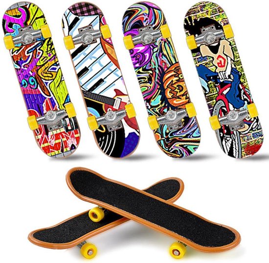 Fingerboard - 6 Stuks - Uitdeelcadeau Mini Vinger Skateboard |