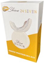 SHINE24SEVEN - Whitening Kit - Tandenbleken - Professioneel Tanden Bleken - 100% Veiling en 100% Peroxidevrije Bleekmiddel - Teeth Whitening Kit - Witte Tanden - Tot 8 Tinten Witte