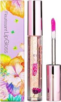 GLAMFOX Witch Flower Lipgloss - Lip Plumper Lip Gloss met 24 Karaat Goud Korrels en 100% Echte Bloem - Lipgloss Transparant - Korean Beauty Make Up
