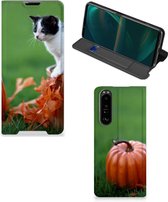 Hoesje Sony Xperia 5 III Flip Case Kitten