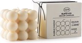Elate & Co | Bubble kaars | Cream | 6 x 6 cm | Figuur | 1 stuk