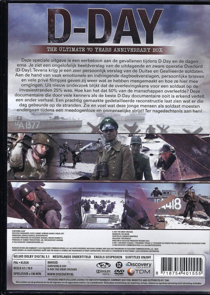 D-Day The Ultimate 70 Years Anniversary Box + Patch (Dvd) | Dvd's | bol