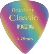Pickboy Celltex Rainbow 0.75 mm Plectrum 6-pack