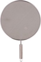 Anti-spatdeksel - Ø 29cm - Roestvrijstaal - met Steel - Zilver