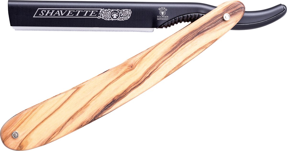 Shavette / Barbermes - Olive wood