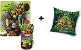 Ninja Turtles fleece plaid + sierkussen PROMOpack