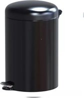 Alda Doman - 20 liter - pedaalemmer - zwart - softclose