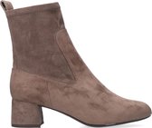 Unisa Laguar Enkellaarsjes - Enkelboots met rits - Dames - Taupe - Maat 38