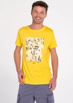 J&JOY - T-Shirt Mannen 14 Byron Bay Yellow Beach