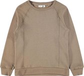 Name it sweater jongens - bruin - NKMnogas - maat 134/140