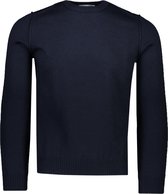 Gran Sasso  Trui Blauw Normaal - Maat L  - Heren - Herfst/Winter Collectie - Wol
