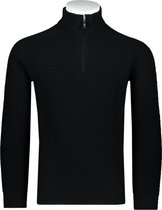 Gran Sasso  Trui Zwart Normaal - Maat M  - Heren - Herfst/Winter Collectie - Wol