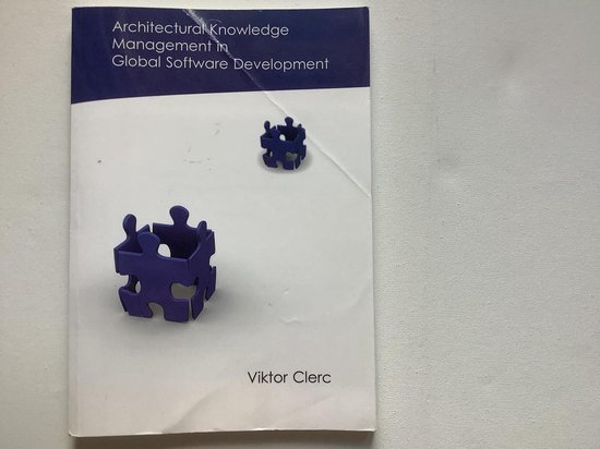 Architectural knowledge management in global software develo ... - cover