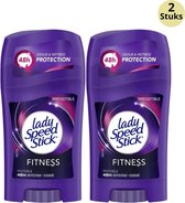 Lady Speed Stick Fitness Deodorant Stick - 48H Zweet Bescherming & Anti Witte Strepen - Populairste Anti Transpirant Deo Stick - Deodorant Vrouw - 2-Pack