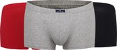 Tom Tailor- 3 Pack- Heren Boxer - rood/blauw/grijs - Maat 2XL