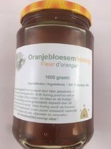 Honingland: Oranjebloesemhoning, Miel de fleur d'oranger, Orange blossom honey. ( Rauwe ) 1000 gram.