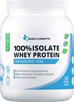 100% Isolate Whey Protein | Muscle Concepts  - Poeder - Puur - 1 kg