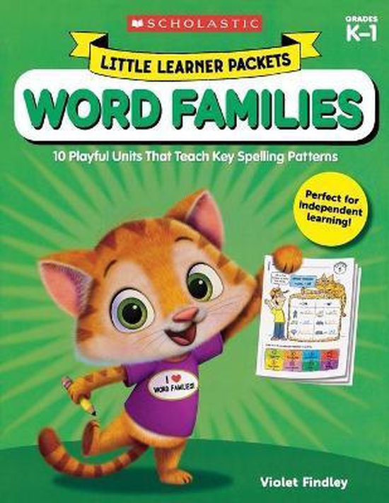 Boek cover Little Learner Packets: Word Families van Violet Findley (Paperback)