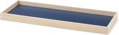 GEJST Design - FRAME Tray Small - Eiken dienblad met blauw blad - 32 x 11 x H2,2cm