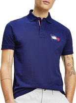 Tommy Hilfiger 1985 Wavy Flag Poloshirt - Mannen - navy