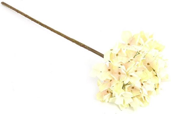 Kunstplant Hydrangea | Creme | 63 cm