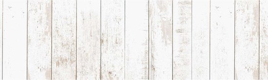 3x Stuks decoratie plakfolie houtnerf look whitewash 45 cm x 2 meter zelfklevend - Decoratiefolie - Meubelfolie