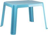 Table enfant en plastique bleu clair 55 x 66 x 43 cm - Table enfant extérieur - Table d'appoint