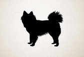 Silhouette hond - Elo - L - 75x87cm - Zwart - wanddecoratie