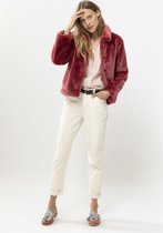 Sissy-Boy - Rode faux fur jas