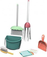 schoonmaakset Cleaning junior groen/rood/wit 5-delig