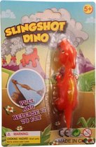 slingshot dino 11 cm oranje/geel F